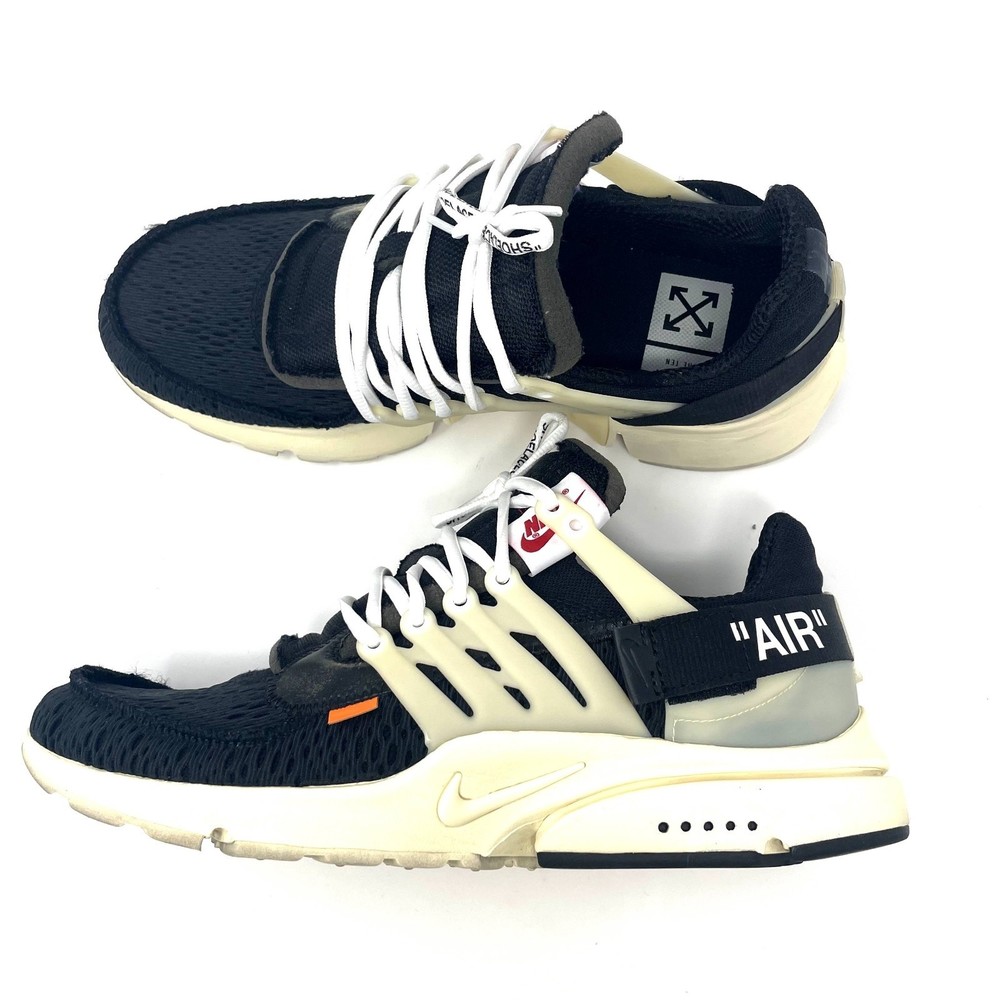 Nike Off-White x Air Presto Black / Black Muslin AA3830-001 Men's Size 11 - Picture 5 of 10